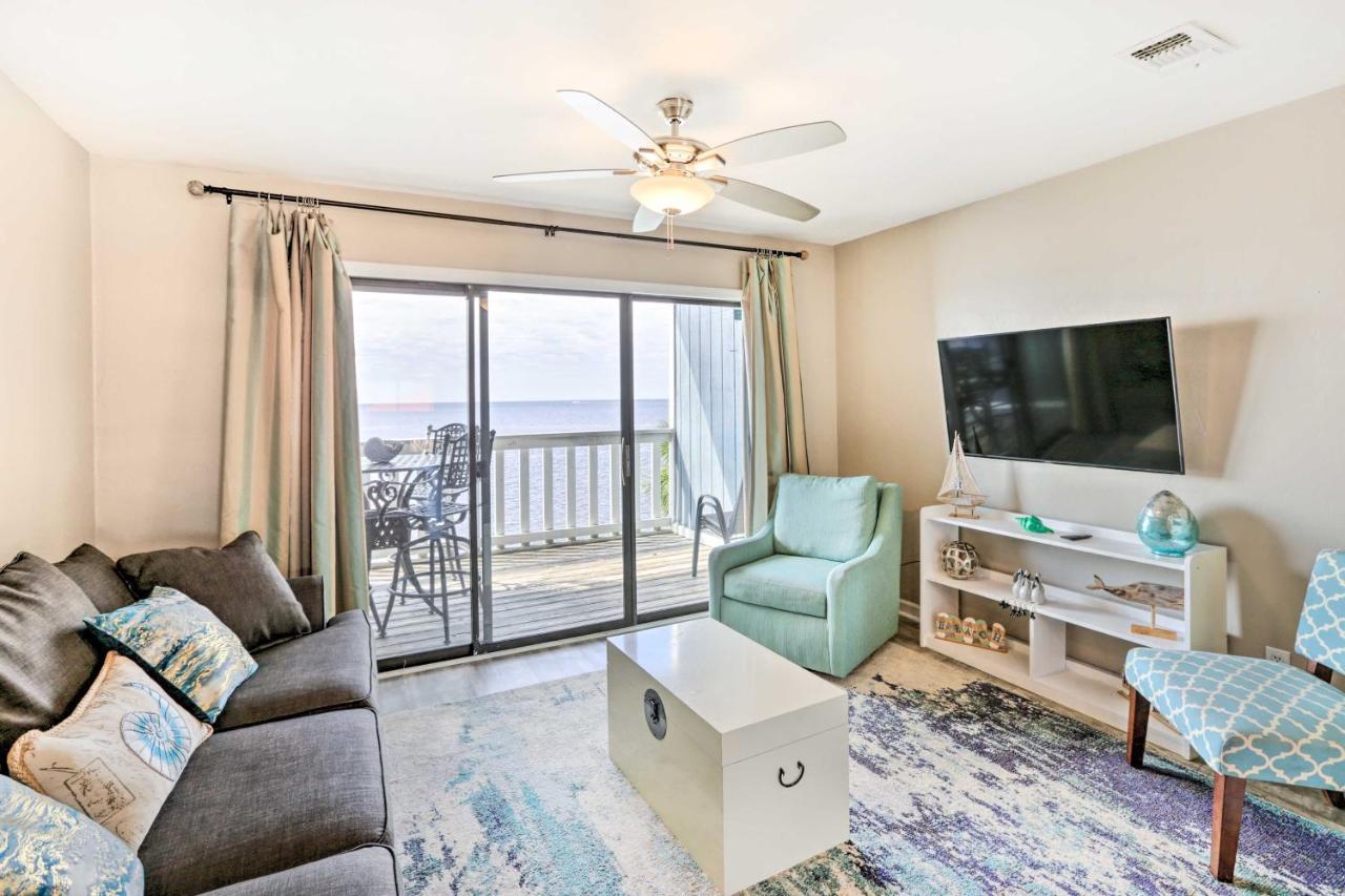 Waterfront Escape With Balcony On Shell Point Beach! Panacea Exteriör bild